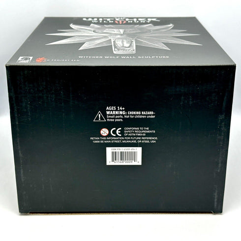 The Witcher III Wild Hunt Wolf Wall Sculpture Video Game Collectible Dark Horse